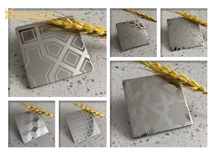 sliver etched শীট meibaotai