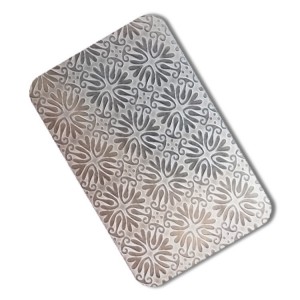 india flower Embossed Stainless Steel 430 8K MirrorWall Decorative Embossed Stainless Steel Sheet
