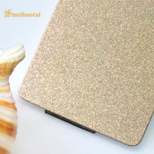 Hot Sales 201 304 Decorative Sandblast Stainless Steel Sheets Slit Edge