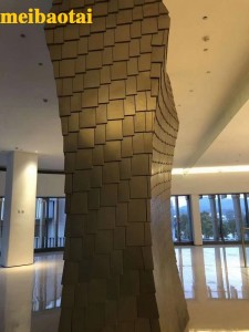 Bronze color 4*8FT Embossed stainless steel sheet decoration product