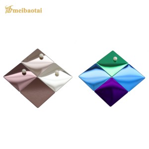 PVD Plating Mirror Stainless Steel Four Feet Sheet