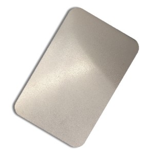 High Quality Rose Golden Silver Bronze Color Plate Sand Blast Plate Decorative Plate 0.75mm 410 Stainless Steel Plate for Luxury Wall Plate