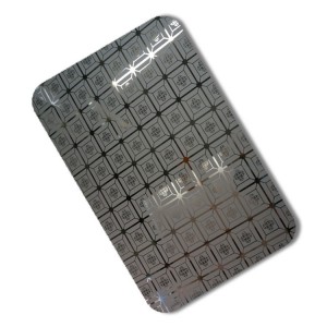 etched stainless steel 8k mirror sheet  decorative stainless steel sheet