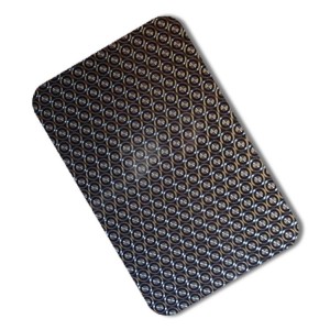 laser decorative coated steel sheet