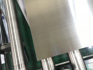 Silver NO.4 Hairline Finish 0.45mm Thk 201 Stainless Steel Decorative Sheet for Kitchen Wall