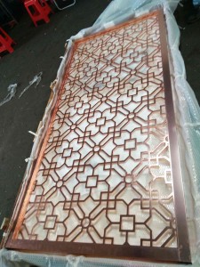 اندروني سجاڳي پينل ليزر ڪٽ باغ ڪمرو ورهائيندڙ