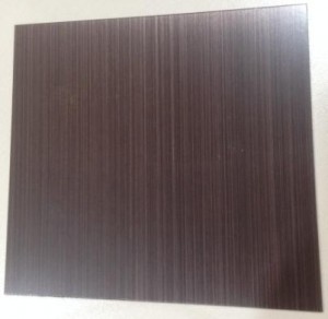 Grade 201 304 Hairline Stainless Steel Sheet for Kitchen Decoration