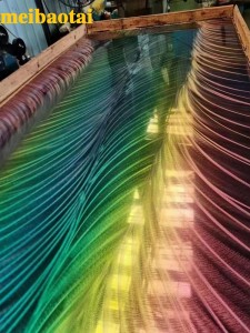 SS304 201 pvd color coating Laser stainless steel sheet decoration indoor