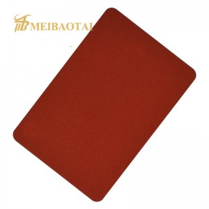 hot sell grade 304 201 sandblast pvd color coating stainless steel sheet decorative plate