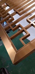 decorative stainless steel partition