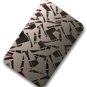 High Quality 304 Stainless Steel Sheet 4ft*8ft 0.75mm Super Mirror Etching Design Interior Luxury Wall Decorative Plate for Hotel Building