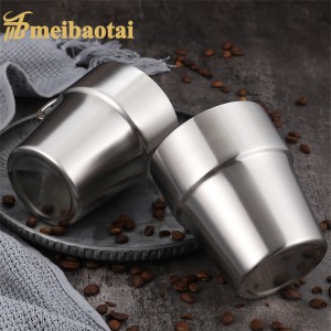 Drawing and Polish Finish Design Cup 304 Stainless Steel Material