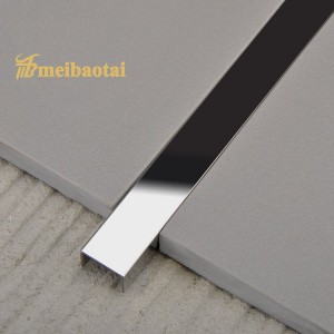 SS U Shape Tile Trim High Precision Tile Trim SS 304 U Profile Trim for Ceramic Tile Finishes