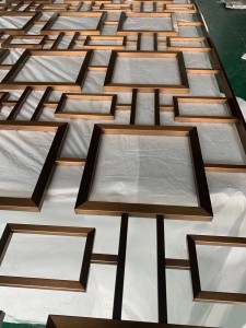 304 201 Laser Cutting Sheet Stainless Steel Screen for restaurant Decorating