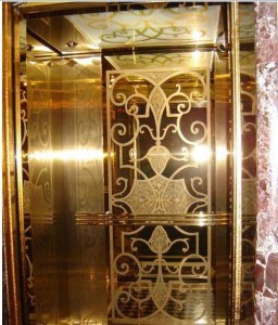 elevator stainless steel mirror color /etched stainless steel sheet