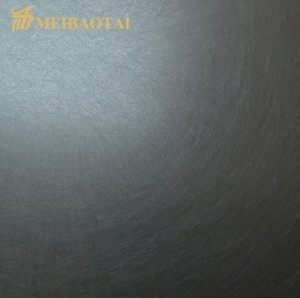 Vibration Decorative Metal Luxury Plate Four Feet 0.75mm 304 Stainless Steel Sheet
