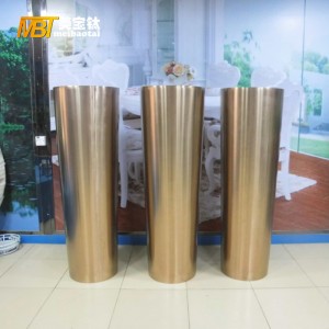 stainless steel sheet metal fabrication flower pot