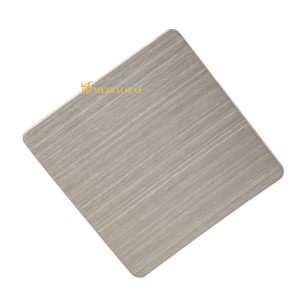 Silver Brown Black Grey Colorful 4X8 Brush 201 Stainless Steel Decorate Wall