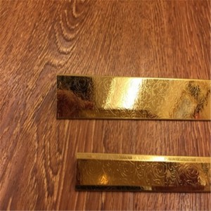 shaped trims u channel for corner transition