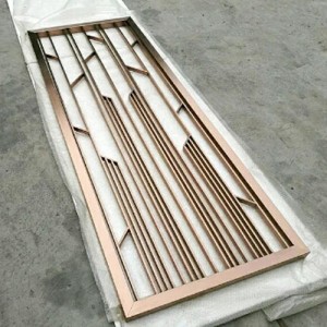 Factory Manufature Customized Decorative Stainless Steel Room Divider for Exhibition Hall
