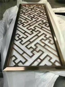اندروني سجاڳي پينل ليزر ڪٽ باغ ڪمرو ورهائيندڙ