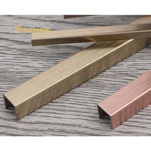 Deecoration U Tile Trim Stainless Steel U Profiles for Foor Tile