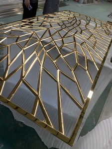 304 201 Laser Cutting Sheet Stainless Steel Screen for restaurant Decorating