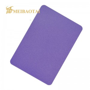 Hot sell Sandblast mirror color pvd color coating stainless steel sheet