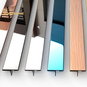 T Shape Tile Trim 304 Stainless Steel T Profile