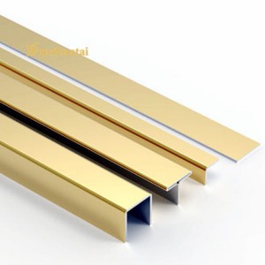 201 304 Stainless Steel U shape Stripes