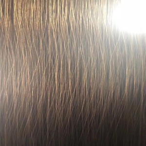 hairline bronze color stainless steel sheet for room dividers