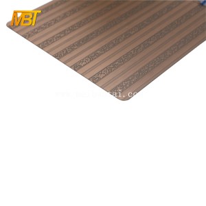 Bronze Color 201 3d wall plate decorative sheets