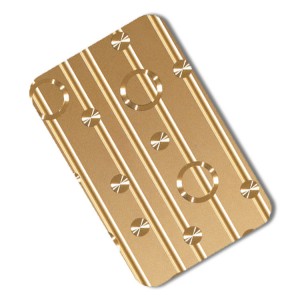 laser decorative coated steel sheet