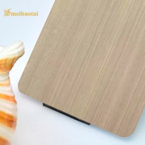 Hot Sale Hl Finish Stainless Steel Sheet for Decorative Wall Panel