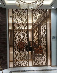 screen stainless steel hairline/mirror color pvd color coating stainless steel sheet decorative plate