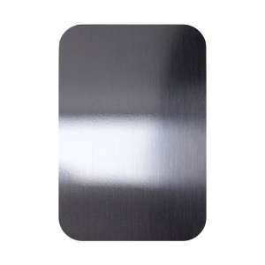 PVD Black Brushed Stainless Steel Decorative Sheet