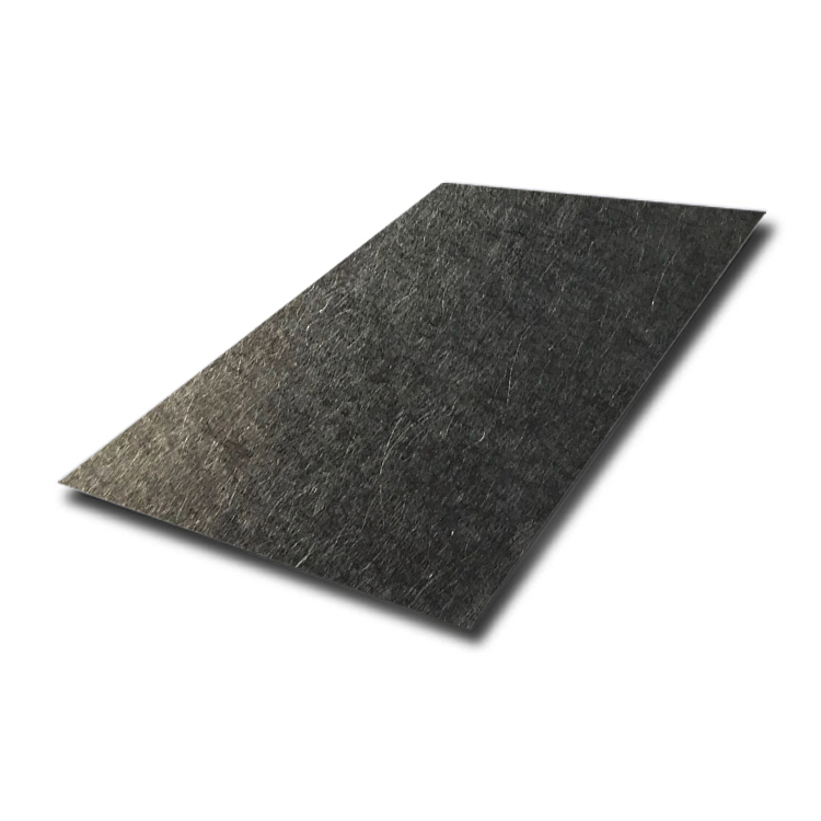 PVD Black Coat Vibration Stainless Steel Decorative Sheet