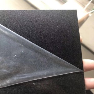 Black Sandblasted Stainless Steel Sheet