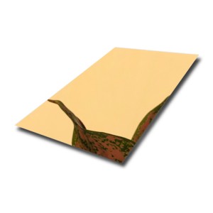 Brass Mirror Stainless Steel Decorative Sheet