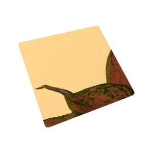 Brass Mirror Stainless Steel Decorative Sheet