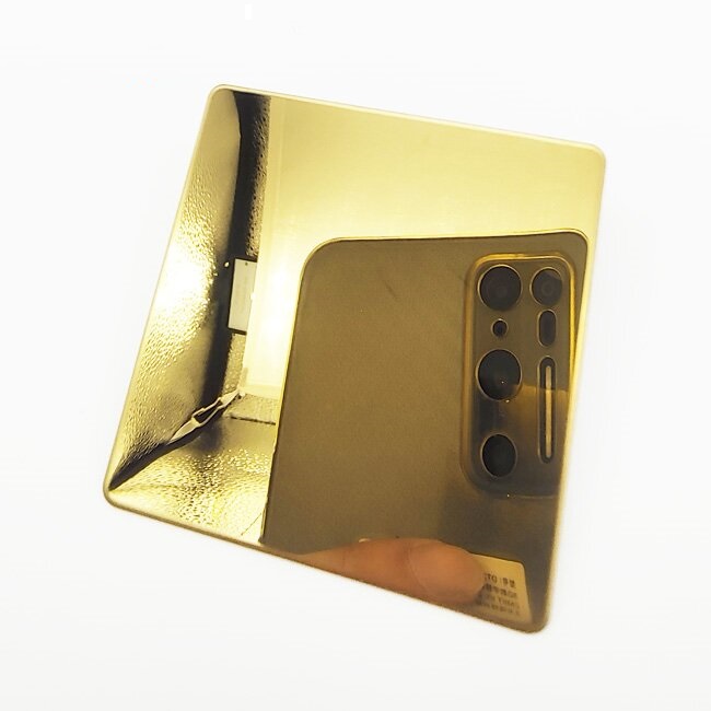 Gold Mirror Stainless Steel Decorative Sheet