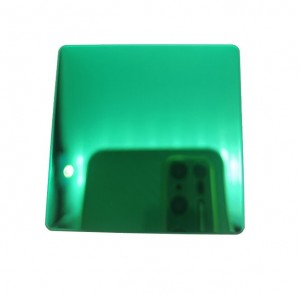 PVD Green Mirror Stainless Steel Plate