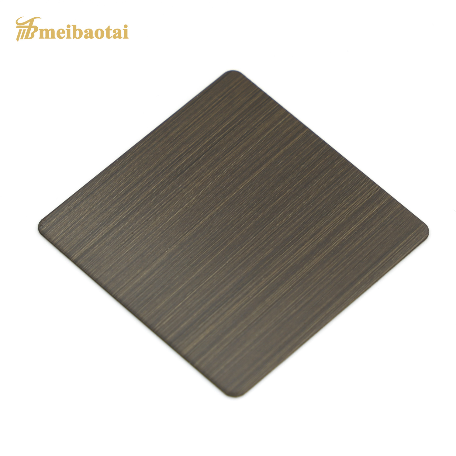 Hairline Finished Stainless Steel Decorative Plate