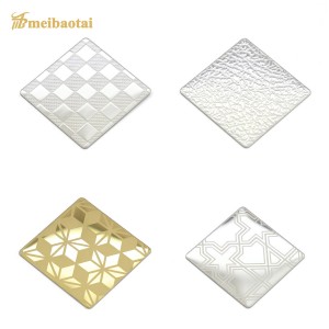 Popular Pattern Etched Stainless Steel Plate