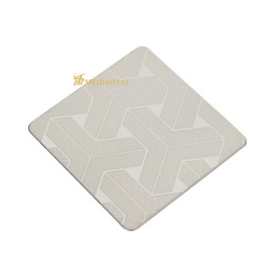 Polished Mirror Etched Stainless Steel Plate