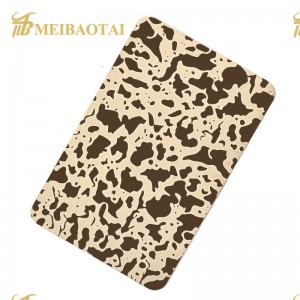 Rose Gold Etching Decorative Sheet