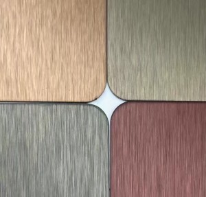 Stainless Steel Color Sheet NO.4 Finished Plate