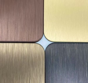 Stainless Steel Color Sheet NO.4 Finished Plate