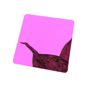 Pink Mirror Stainless Steel Plate