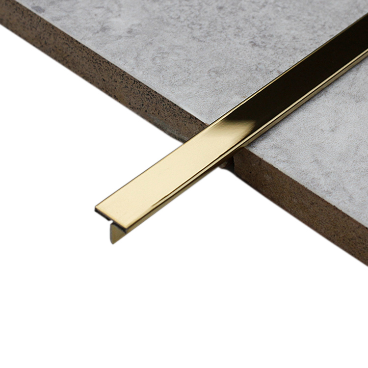T Gold Mirror Metal T Profile